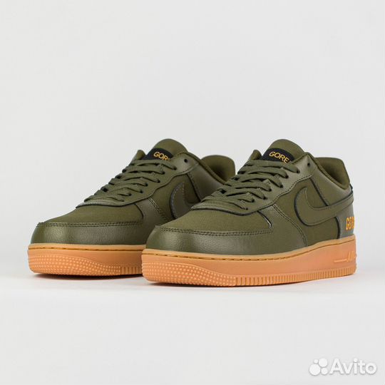 Кроссовки Nike Air Force 1 Low Gore-tex Green / Gu