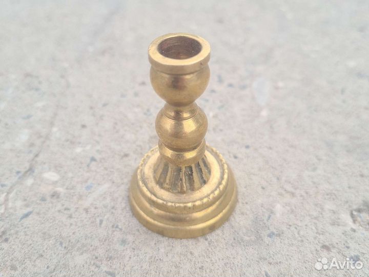Подсвечник латунь