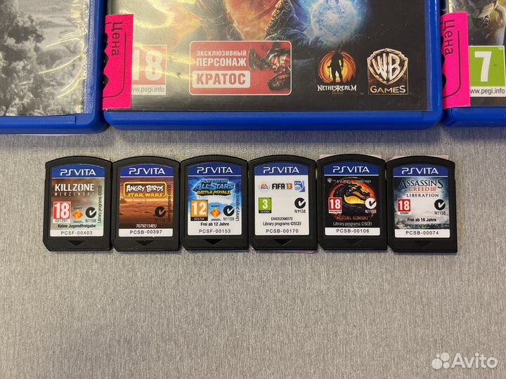 Игры картриджы PS Vita