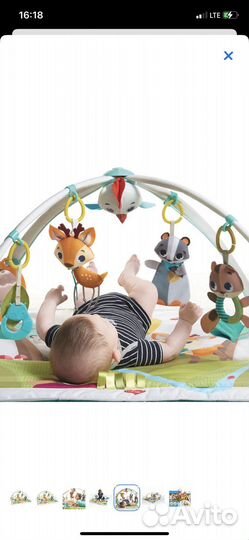 Развивающий коврик tiny love сказочный лес