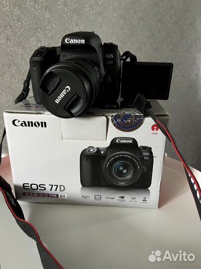 Зеркальный фотоаппарат canon 77D