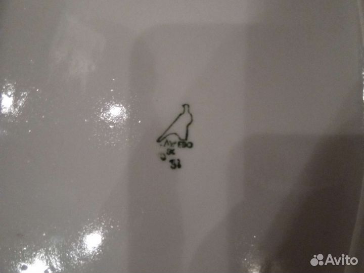 Блюдо/Селедочница Дулево/Вербилки