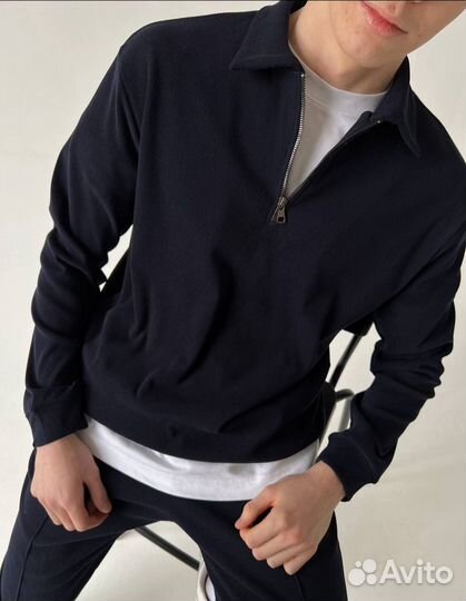 Костюм двойка Old Money (полузамок + штаны)