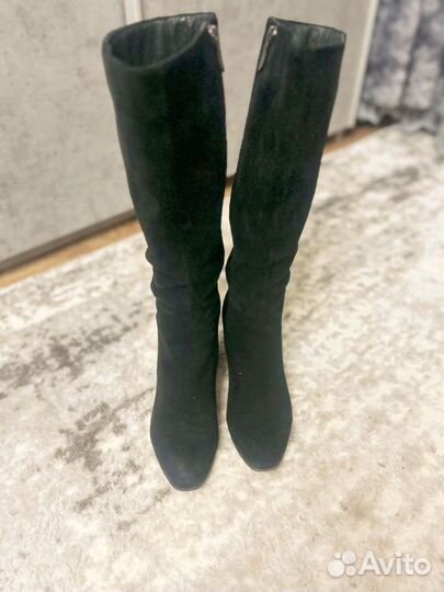 Еврозима сапоги натуральная замша 38 Tervolina