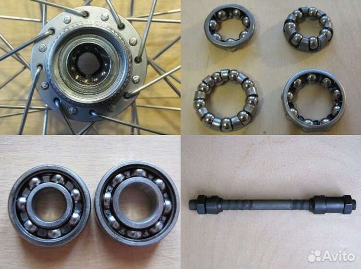 Подшипники во втулки, руль, каретку, насыпь, пром