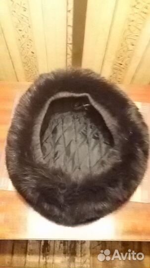 Зимняя шапка женская песцовая, размер 58-59