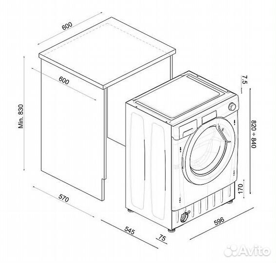 Стиральная машина haier HWQ90B416FWB-RU