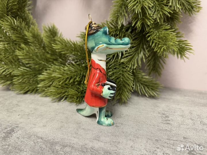 Шапокляк, Чебурашка, крокодил Гена фарфор