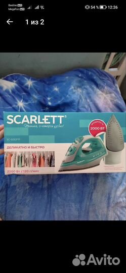 Утюг Skarlett новый