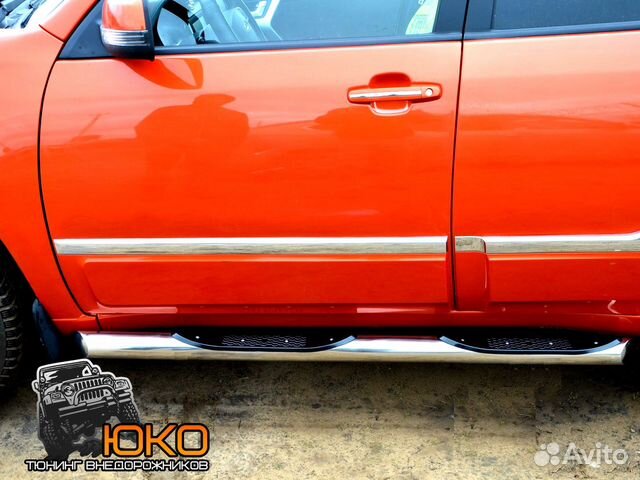 Защита порогов Chery Tiggo 3