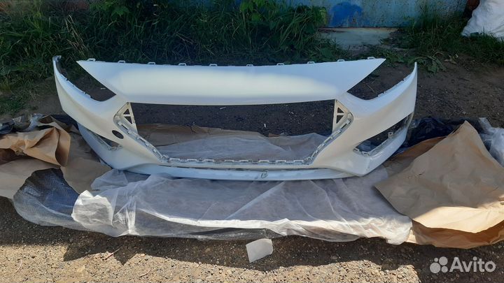 Бампер hyundai Solaris 2