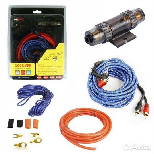 Акустический кабель для усилителя (набор) 5 метров