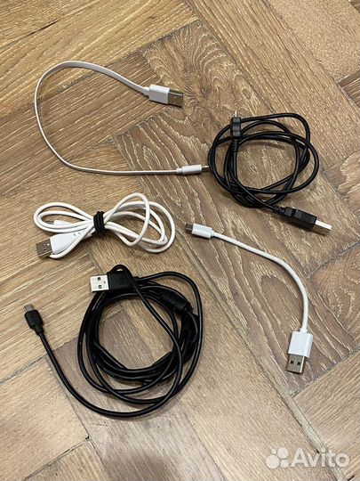 Кабели micro USB 5 шт