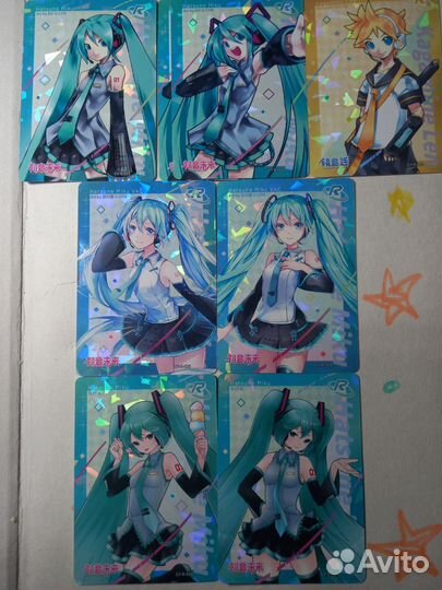 Офиц. коллекционные карточки вокалоиды
