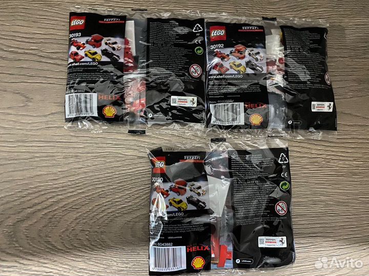 Lego, набор из 3 разных, новые