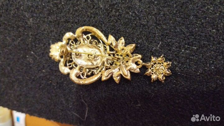 Винтажная брошь времён СССР
