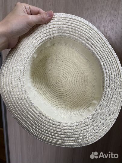 Шляпа женская пляжная канотье