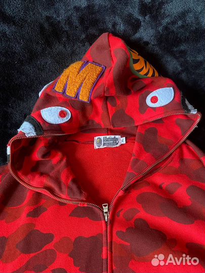 Зип худи bape poizon