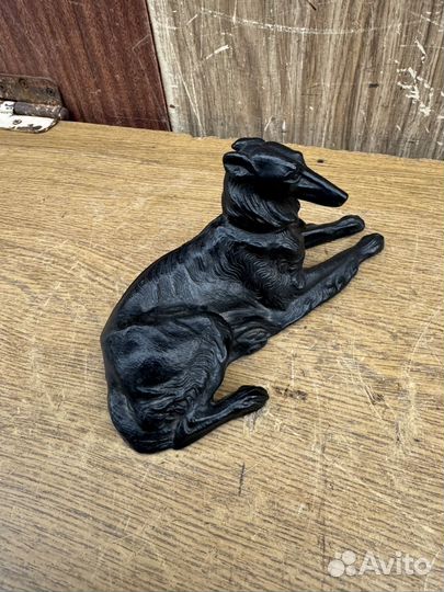 Каслинское чугунное литье собака борзая