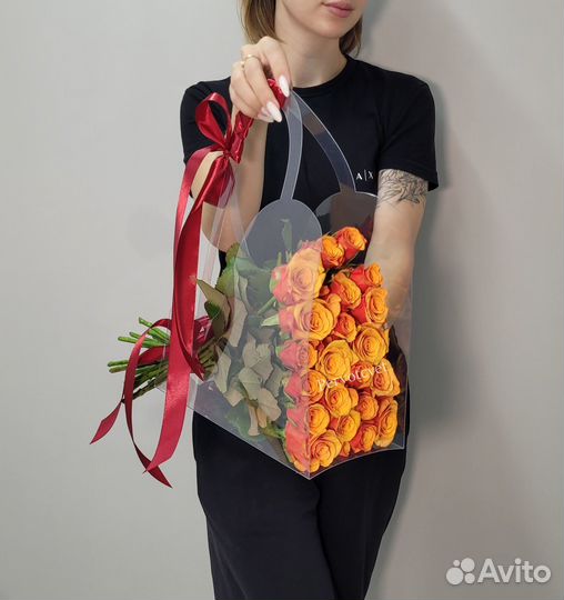 Цветы в сумке Новинка 2023