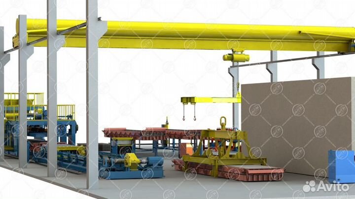 Завод по производству плит перекрытия пк под ключ