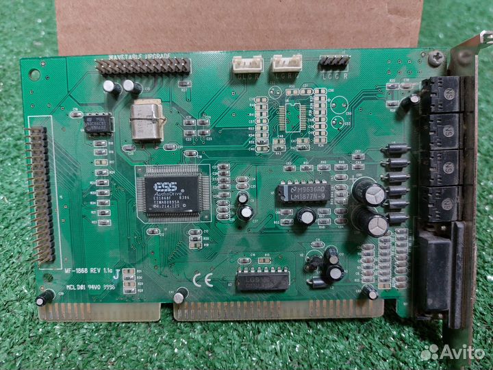 Очень ретро аудио карты ISA; PCI