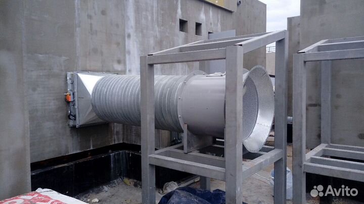 Монтаж систем вентиляции и дымоудоления