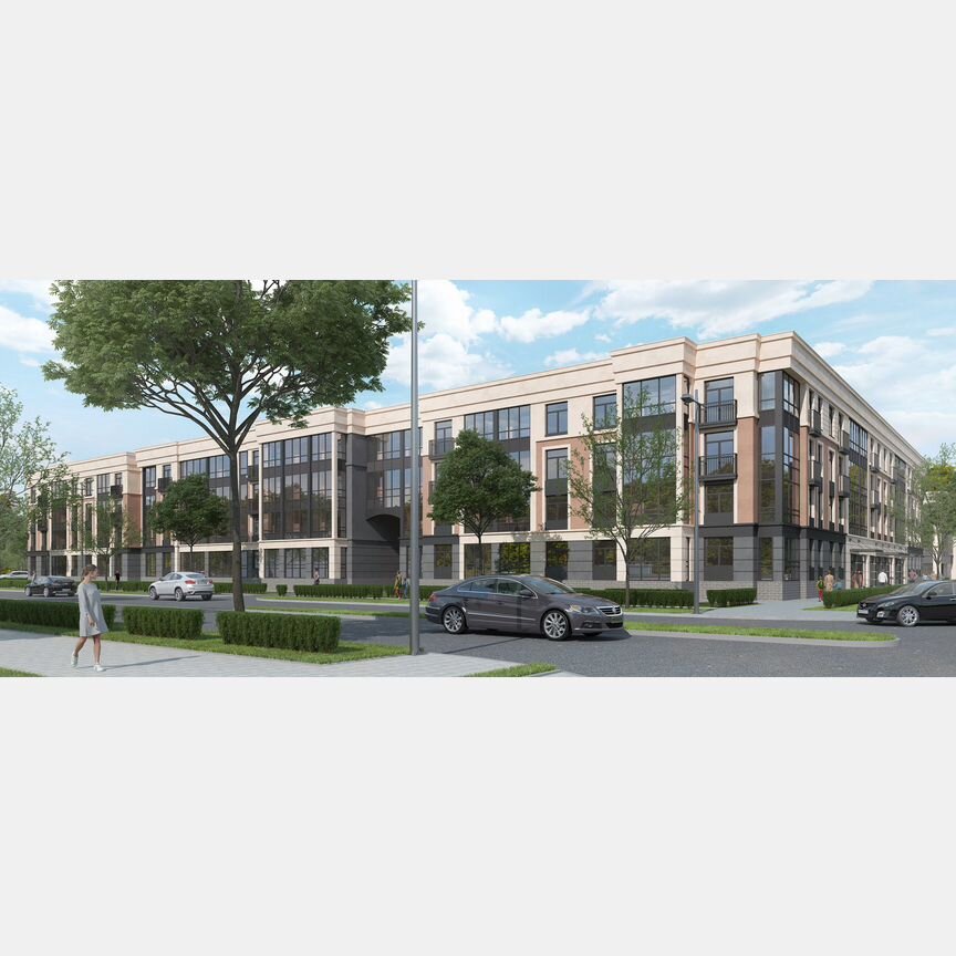 3-к. квартира, 77,7 м², 1/4 эт.