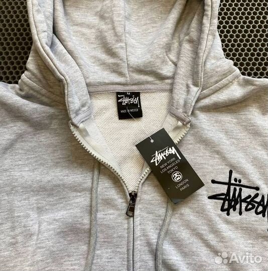 Зип худи stussy