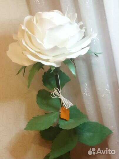 Светильник роза из изолона