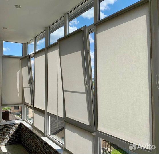 Жалюзи рулонные шторы эко