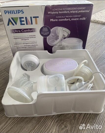 Молокоотсос avent электрический