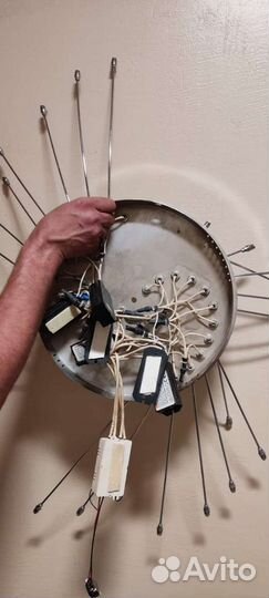 Люстра потолочная большая бу