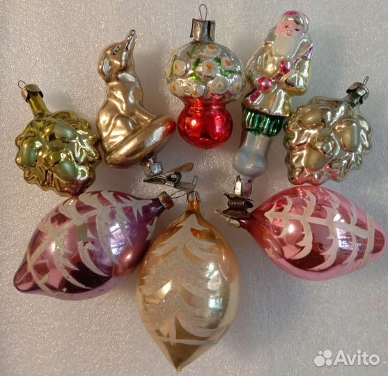 Елочные игрушки СССР