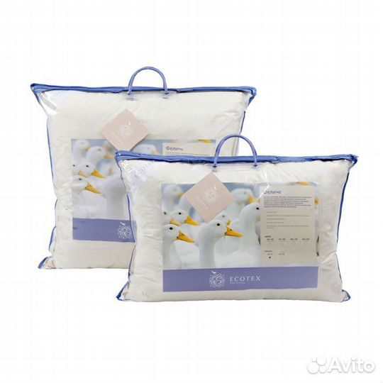 Подушка пуховая люкс