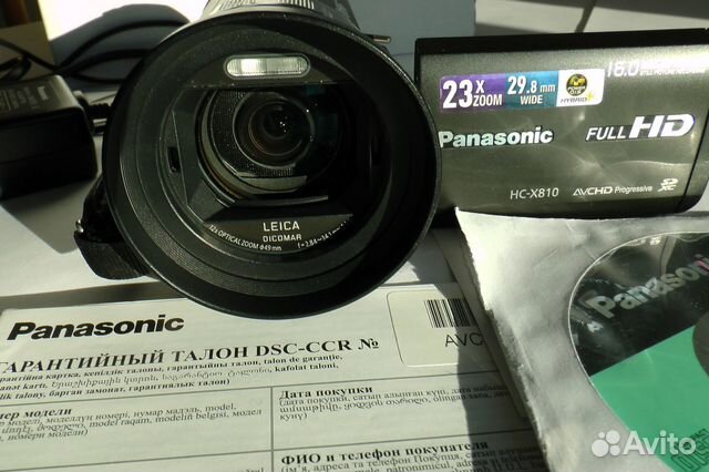 Видеокамера Panasonic HC-X810. 3-матриц доставка