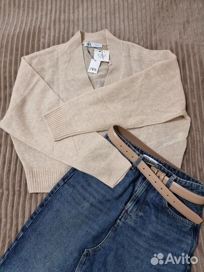 Новый кардиган и джемпер Zara текущая коллекция