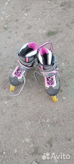Роликовые коньки детские раздвижные