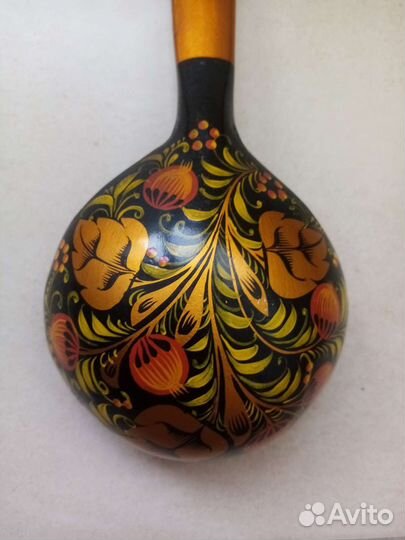 Черпак хохлома СССР. Новый