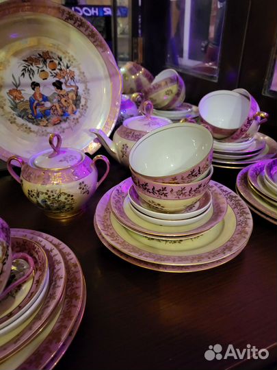 Чайный сервиз ГДР 53 предмета