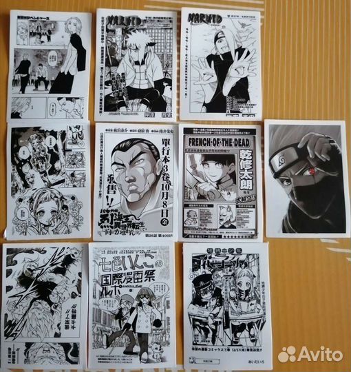 Наклейки стикеры аниме