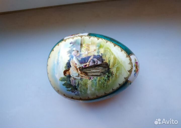 Старинная Шкатулка в Виде Яйца. Жницы