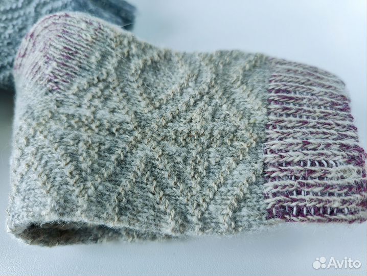 Шерстяные носки детские р 16-18 вязаные