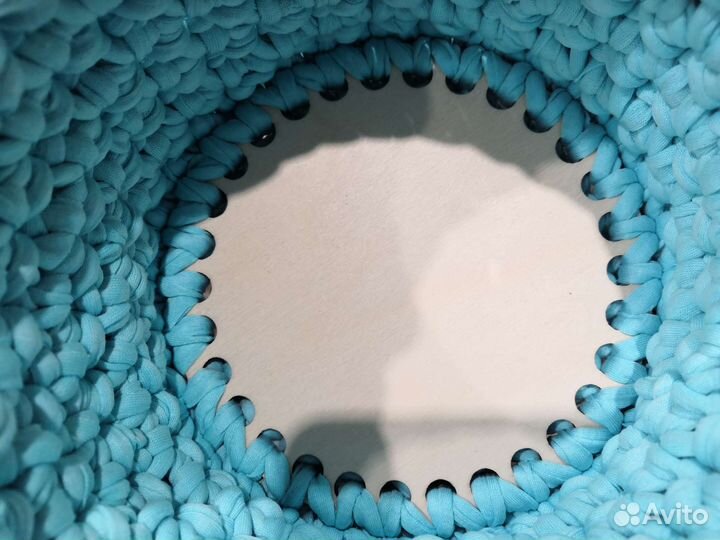 Корзинка интерьерная круглая