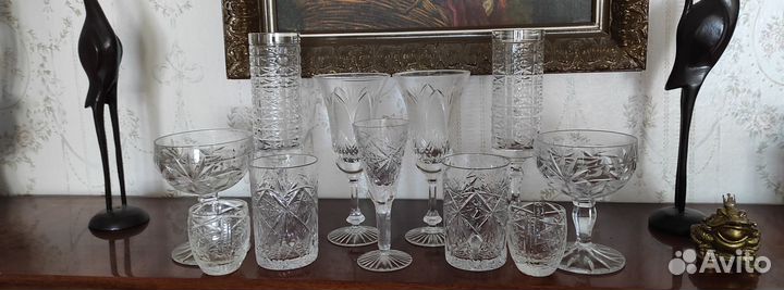 Хрустальная посуда СССР