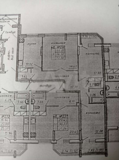 3-к. квартира, 77,6 м², 10/13 эт.