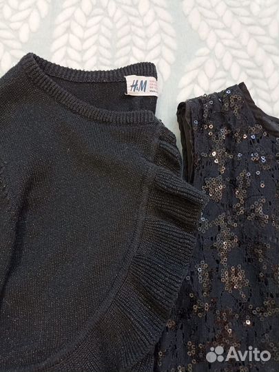 Платье и болеро 128 H&M для девочки