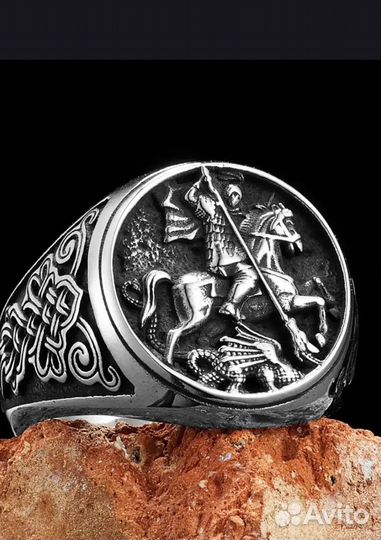 Перстни кольца мужские в ассортименте сталь р 22