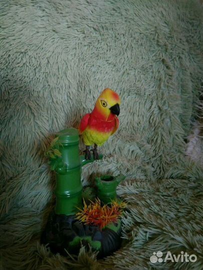 Игрушка говорящий попугай
