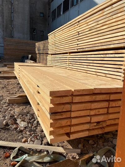 Доска обрезная 50х100х6000мм ГОСТ